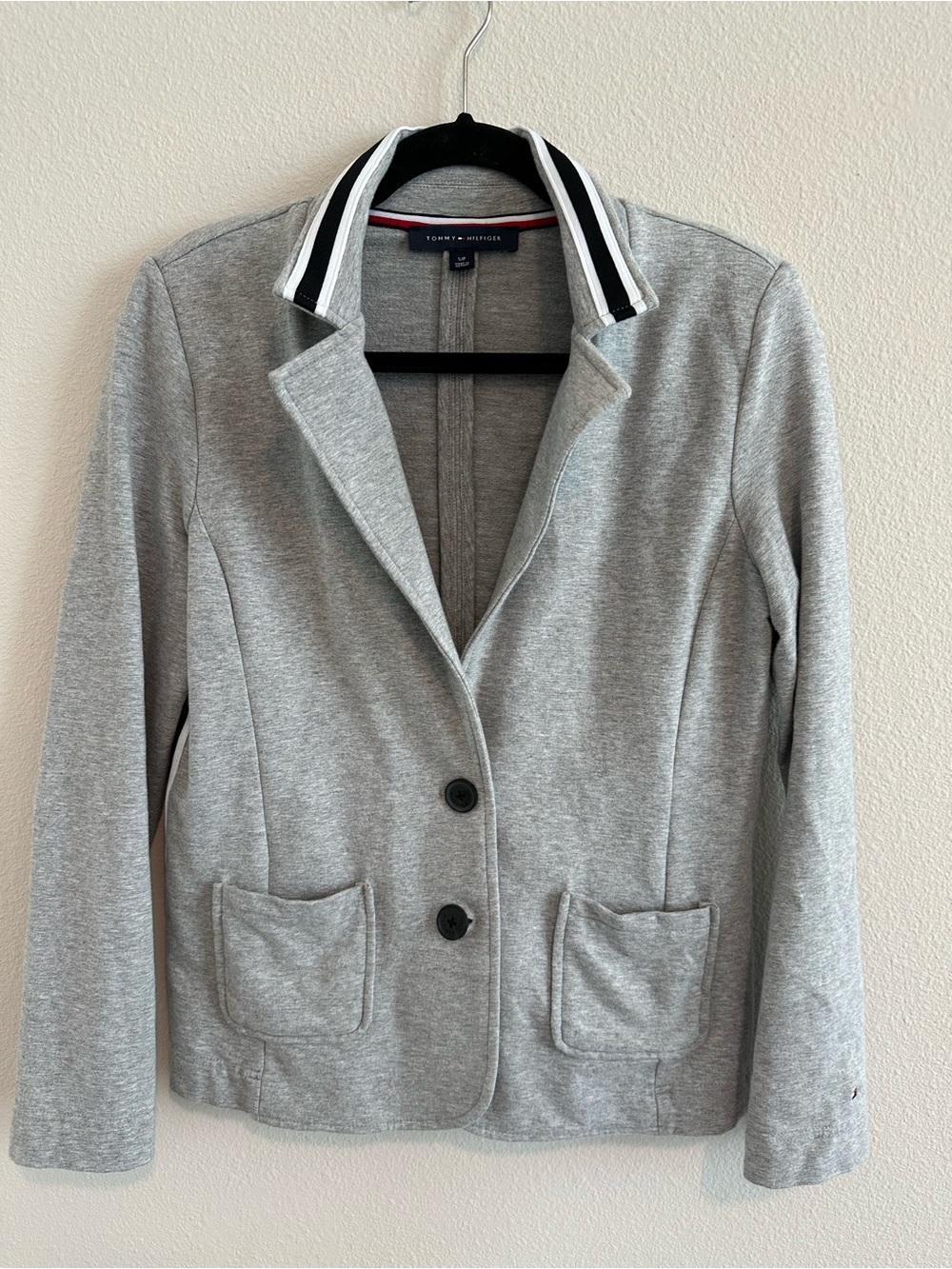 Tommy Hilfiger Light Gray Women's Blazer
